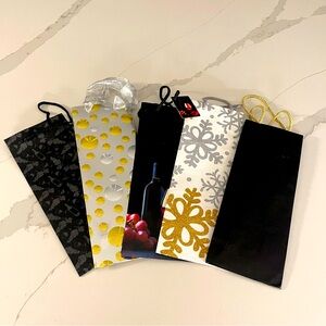 5 Brand New Wine Bags